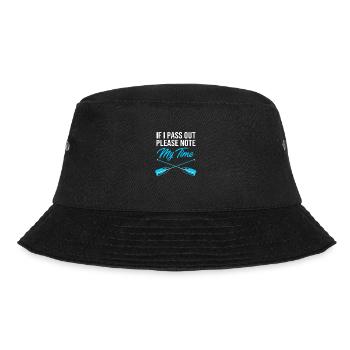 Ruderteam Rudern Ruder Ruderboot Ruderer - Bucket Hat - Schwarz - Vorne - Lela (165cm)