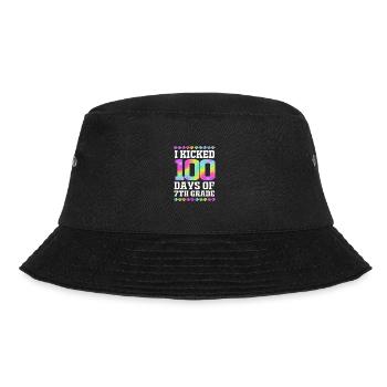 7. Klasse - Bucket Hat - Schwarz - Vorne - Lela (165cm)
