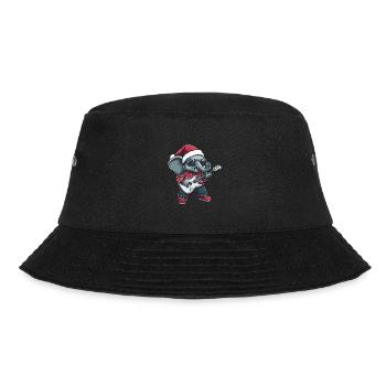 Elephant Christmas Rocker Guitar - Bucket Hat - black - Front - Lela (165cm)