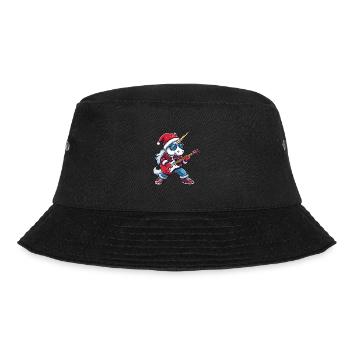 Unicorn Christmas Rocker Guitar - Bucket Hat - black - Front - Lela (165cm)
