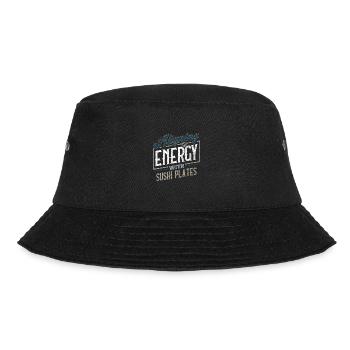 Meine Energie mit den Vibes der Sushi-Teller in Einklang bringen - Bucket Hat - Schwarz - Vorne - Lela (165cm)