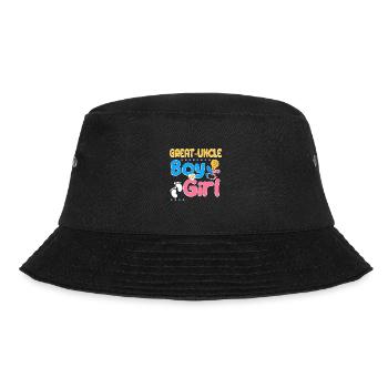 Pink or Blue Great-Uncle Loves You Best Uncle Ever - Bucket Hat - Schwarz - Vorne - Lela (165cm)