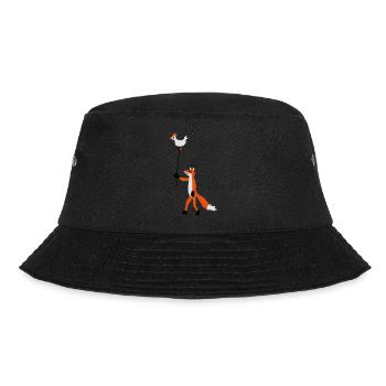Fuchs und Henne - Bucket Hat - Schwarz - Vorne - Lela (165cm)