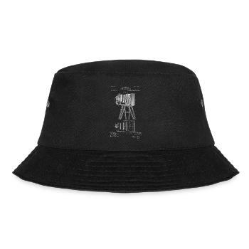 Vintage Camera Old School Design - Bucket Hat - black - Front - Lela (165cm)