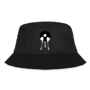 strauss_kopf_unten - Bucket Hat - black - Front - Lela (165cm)