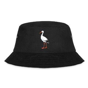 Storch - Bucket Hat - Schwarz - Vorne - Lela (165cm)