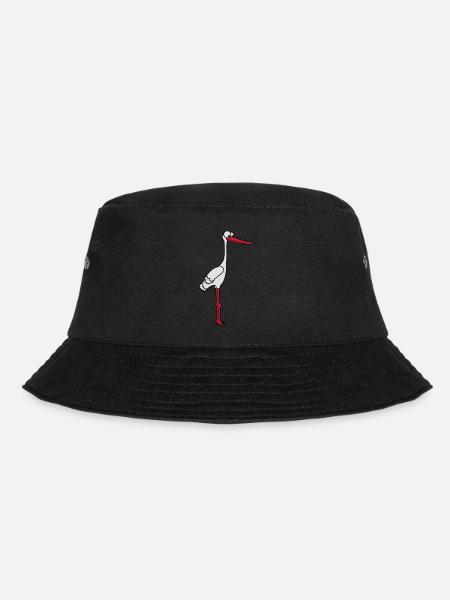 Stork - Bucket Hat - black
