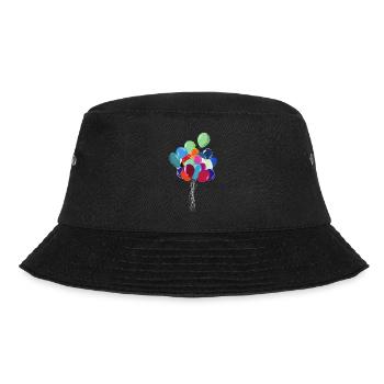 Balloons - Bucket Hat - black - Front - Lela (165cm)