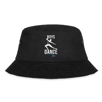 Boys Dance Too Guy Ballet Young Man Dancer - Bucket Hat - black - Front - Lela (165cm)