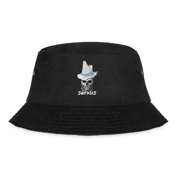 Servus Bayern Skull - Bucket Hat - black - Front - Lela (165cm)