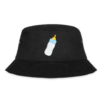 Baby bottle - Bucket Hat - black - Front - Lela (165cm)