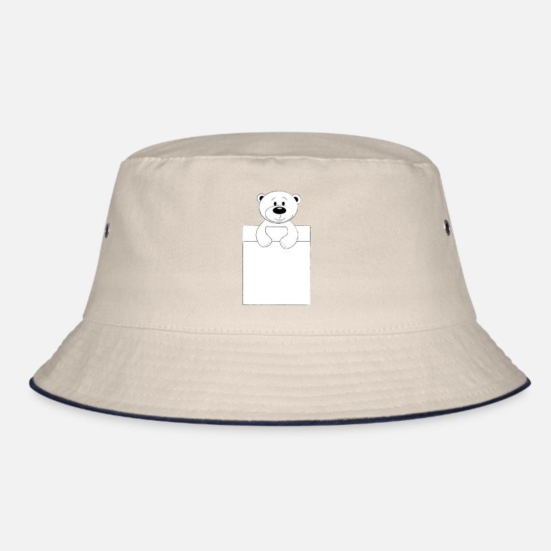 Bear in bed Bucket Hat