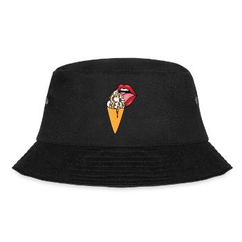 Love Ice Cream - Bucket Hat - Schwarz - Vorne - Lela (165cm)