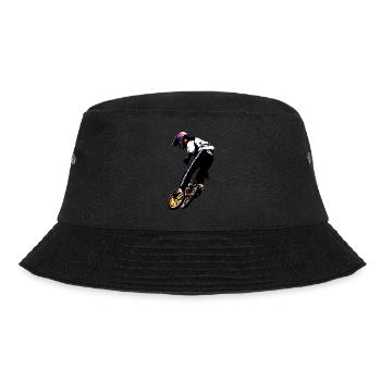 bmx race race racer - Bucket Hat - Schwarz - Vorne - Lela (165cm)
