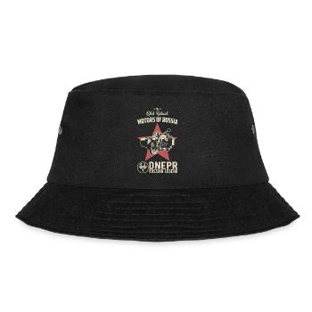 Dnepr Russian Legend Old School Sidecar Motorcycle - Bucket Hat - black - Front - Lela (165cm)