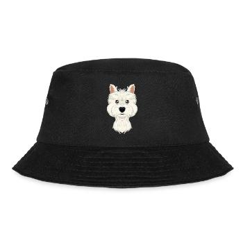 Westi Lover I Amoureux des chiens I West Highland Terrier - Bob - noir - Devant - Lela (165cm)