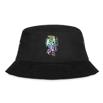 Ornament Farben - Bucket Hat - Schwarz - Vorne - Lela (165cm)