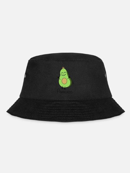 Papacado Papa Avocado - Father Pride - Bucket Hat - black
