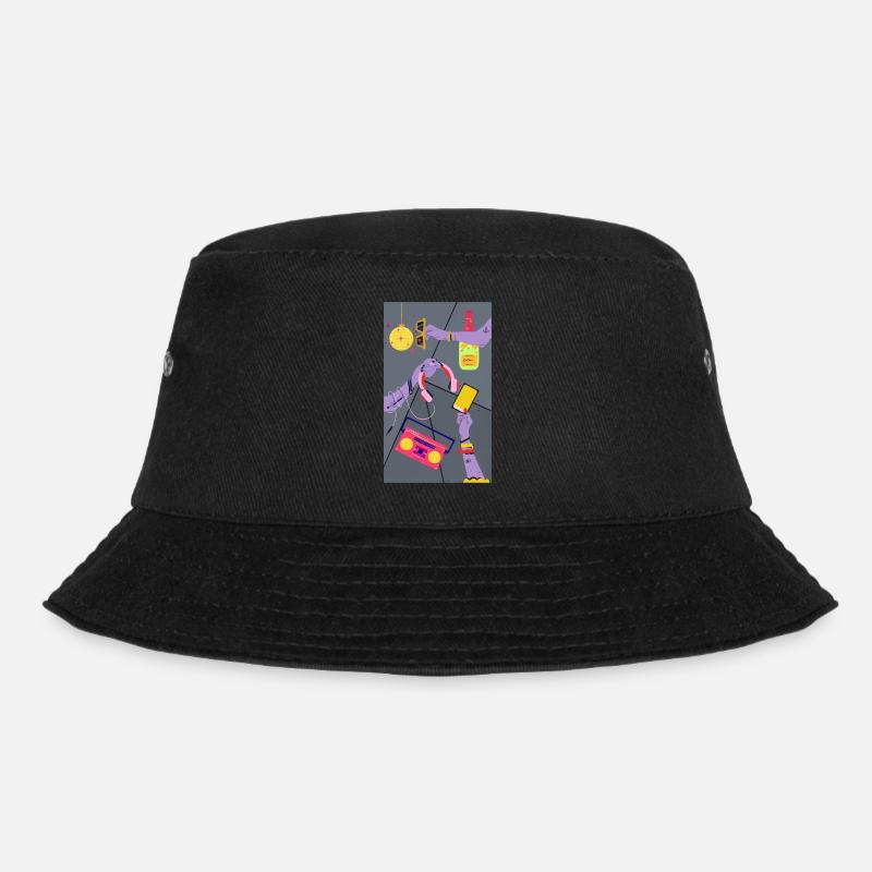 Party - Bucket Hat - black