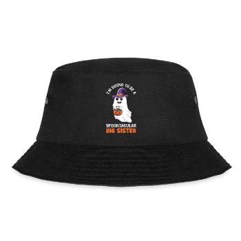 Halloween Ghost Pumpkin - Bucket Hat - black - Front - Lela (165cm)