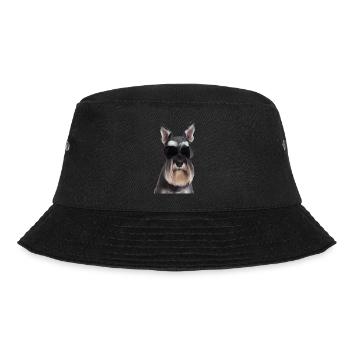 Miniature Schnauzer - Bucket Hat - black - Front - Lela (165cm)