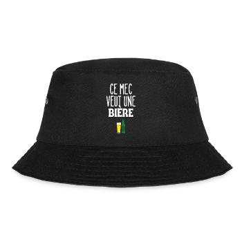 Ce mec veut une bière - Bob - noir - Devant - Lela (165cm)