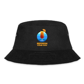 Refresh your day! - Bucket Hat - black - Front - Lela (165cm)