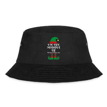 I'm The Middle Elf the reason we have rules santas - Bucket Hat - black - Front - Lela (165cm)
