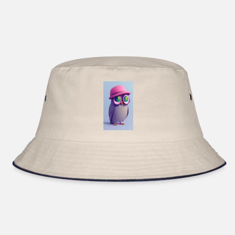 Eule mit Hut Bucket Hat