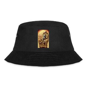 Cool Comic Portrait of a Sloth as godfather - Bucket Hat - black - Front - Lela (165cm)