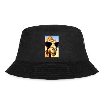 cool camel holiday selfie desert sunglasses comic - Bucket Hat - black - Front - Lela (165cm)