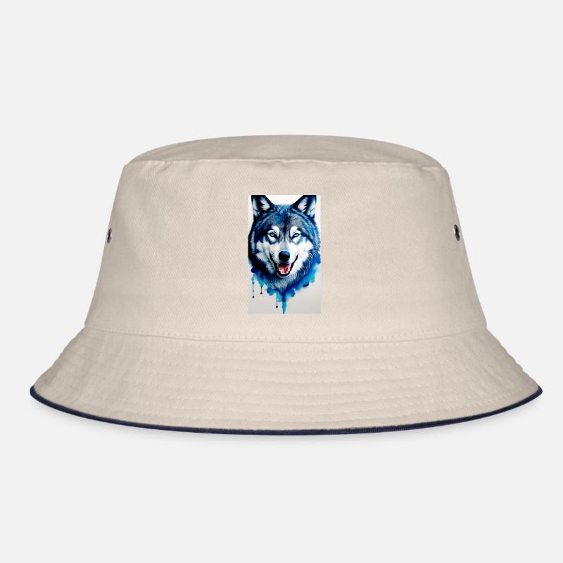 blauer Wolf Bucket Hat