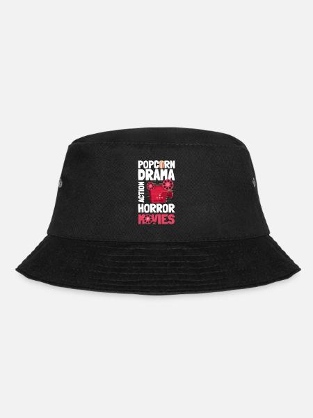 Filmliebhaber Action Hollywood - Bucket Hat - Schwarz