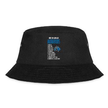 Tierkreiszeichen Januar Astrologie Mond - Bucket Hat - Schwarz - Vorne - Lela (165cm)