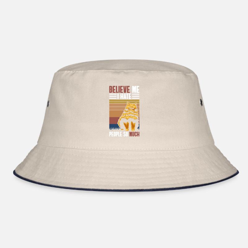 Hate Crowd Misanthrope Irony Bucket Hat