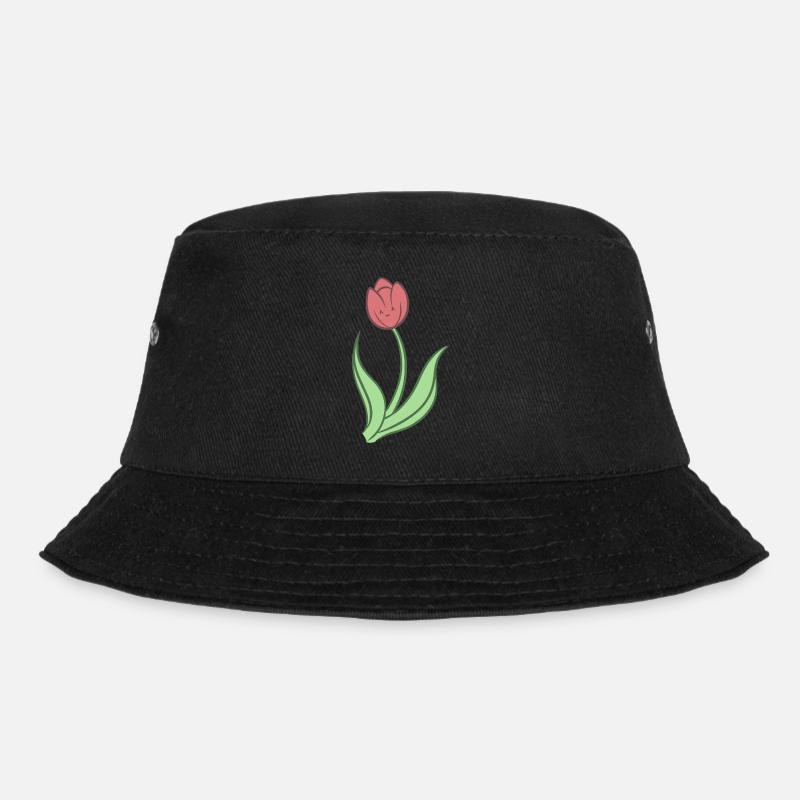Sweet Tulip - Bucket Hat - black