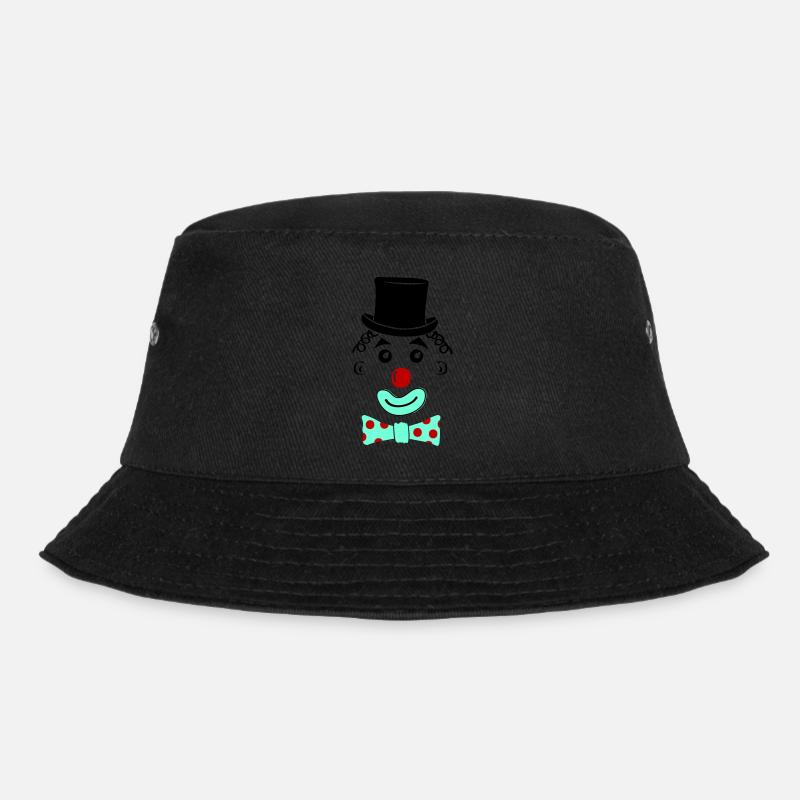 clown smile - Bucket Hat - Schwarz
