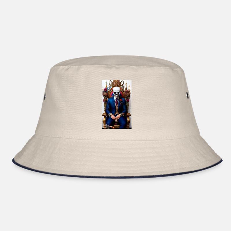 ARTWORK Skull Throne Bucket Hat