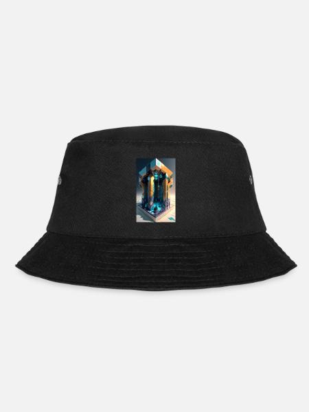 Pixelated Dreams - Bucket Hat - black