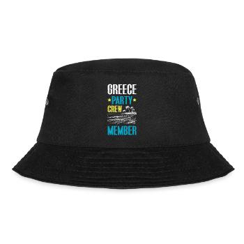 Greece Party Crew - Bucket Hat - black - Front - Lela (165cm)