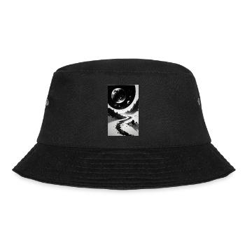 Solar System | Planets | Space | Star - Bucket Hat - black - Front - Lela (165cm)