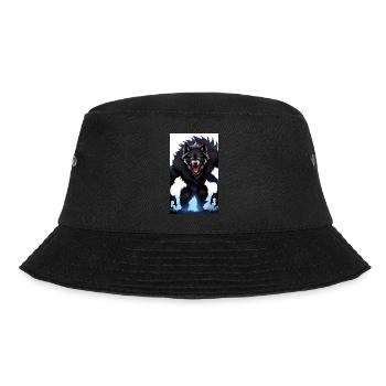 Werewolf | Wolf | Mythical creatures | Monsters | Mystical - Bucket Hat - black - Front - Lela (165cm)