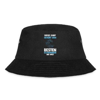 Schullehrer Lehrer - Bucket Hat - Schwarz - Vorne - Lela (165cm)
