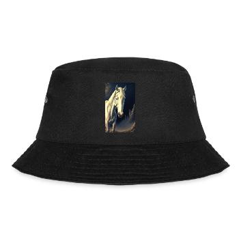 Horse | Horseback riding | Animal | Mount | Colorful - Bucket Hat - black - Front - Lela (165cm)
