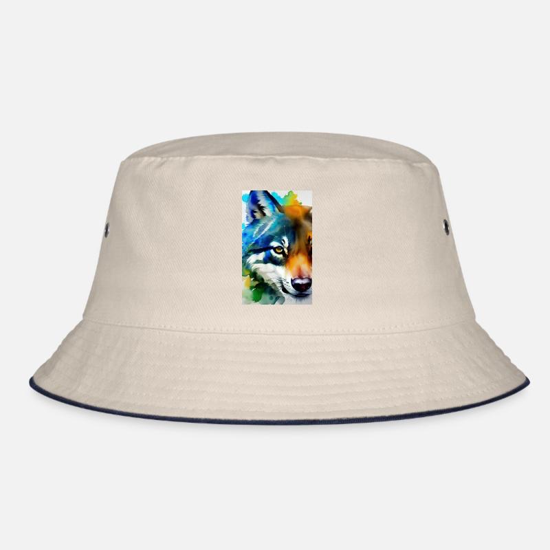 Wolf | Raubtier | Hund | Mystisch Bucket Hat