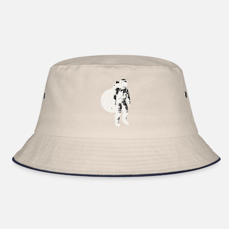 Silhouette d’astronaute blanche, fond lunaire Bob