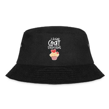 I Sugar Coat Everything - Bucket Hat - black - Front - Lela (165cm)