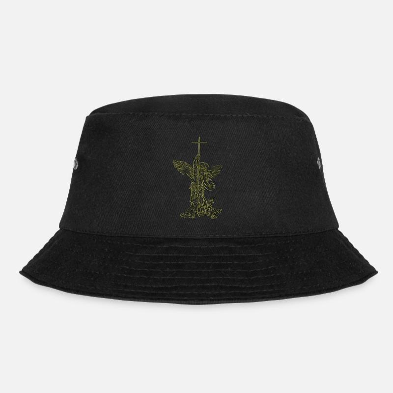 Michael Erzengel Heiliger Christlicher Engel Heiliger SNK - Bucket Hat - Schwarz