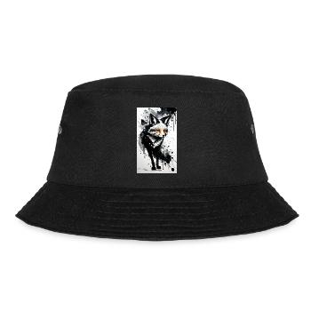 Fox Magic: Your style, your cunning. - Bucket Hat - black - Front - Lela (165cm)