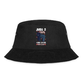Gorilla Animal Zoo Bananas - Bucket Hat - black - Front - Lela (165cm)
